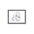 Picture of Polar Bear Mom and Baby _GroupedProduct_Rectangle_Landscape_Mini_ _GroupedProduct_Rectangle_Landscape_Framed_Matted_