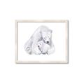 Picture of Polar Bear Mom and Baby _GroupedProduct_Rectangle_Landscape_Mini_ _GroupedProduct_Rectangle_Landscape_Framed_Matted_