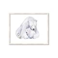 Picture of Polar Bear Mom and Baby _GroupedProduct_Rectangle_Landscape_Mini_ _GroupedProduct_Rectangle_Landscape_Framed_Matted_