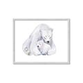 Picture of Polar Bear Mom and Baby _GroupedProduct_Rectangle_Landscape_Mini_ _GroupedProduct_Rectangle_Landscape_Framed_Matted_