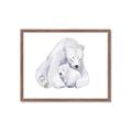 Picture of Polar Bear Mom and Baby _GroupedProduct_Rectangle_Landscape_Mini_ _GroupedProduct_Rectangle_Landscape_Framed_Matted_