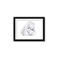 Picture of Polar Bear Mom and Baby _GroupedProduct_Rectangle_Landscape_Mini_ _GroupedProduct_Rectangle_Landscape_Framed_Matted_