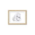 Picture of Polar Bear Mom and Baby _GroupedProduct_Rectangle_Landscape_Mini_ _GroupedProduct_Rectangle_Landscape_Framed_Matted_
