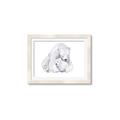 Picture of Polar Bear Mom and Baby _GroupedProduct_Rectangle_Landscape_Mini_ _GroupedProduct_Rectangle_Landscape_Framed_Matted_