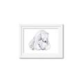 Picture of Polar Bear Mom and Baby _GroupedProduct_Rectangle_Landscape_Mini_ _GroupedProduct_Rectangle_Landscape_Framed_Matted_