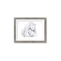 Picture of Polar Bear Mom and Baby _GroupedProduct_Rectangle_Landscape_Mini_ _GroupedProduct_Rectangle_Landscape_Framed_Matted_
