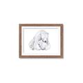 Picture of Polar Bear Mom and Baby _GroupedProduct_Rectangle_Landscape_Mini_ _GroupedProduct_Rectangle_Landscape_Framed_Matted_