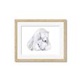 Picture of Polar Bear Mom and Baby _GroupedProduct_Rectangle_Landscape_Mini_ _GroupedProduct_Rectangle_Landscape_Framed_Matted_