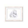 Picture of Polar Bear Mom and Baby _GroupedProduct_Rectangle_Landscape_Mini_ _GroupedProduct_Rectangle_Landscape_Framed_Matted_