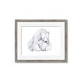 Picture of Polar Bear Mom and Baby _GroupedProduct_Rectangle_Landscape_Mini_ _GroupedProduct_Rectangle_Landscape_Framed_Matted_