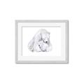 Picture of Polar Bear Mom and Baby _GroupedProduct_Rectangle_Landscape_Mini_ _GroupedProduct_Rectangle_Landscape_Framed_Matted_