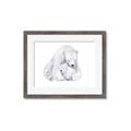 Picture of Polar Bear Mom and Baby _GroupedProduct_Rectangle_Landscape_Mini_ _GroupedProduct_Rectangle_Landscape_Framed_Matted_