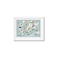 Picture of Animal Map  _GroupedProduct_Rectangle_Landscape_Mini_ _GroupedProduct_Rectangle_Landscape_Framed_Matted_