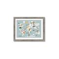 Picture of Animal Map  _GroupedProduct_Rectangle_Landscape_Mini_ _GroupedProduct_Rectangle_Landscape_Framed_Matted_