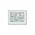 Picture of Animal Map  _GroupedProduct_Rectangle_Landscape_Mini_ _GroupedProduct_Rectangle_Landscape_Framed_Matted_
