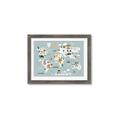 Picture of Animal Map  _GroupedProduct_Rectangle_Landscape_Mini_ _GroupedProduct_Rectangle_Landscape_Framed_Matted_