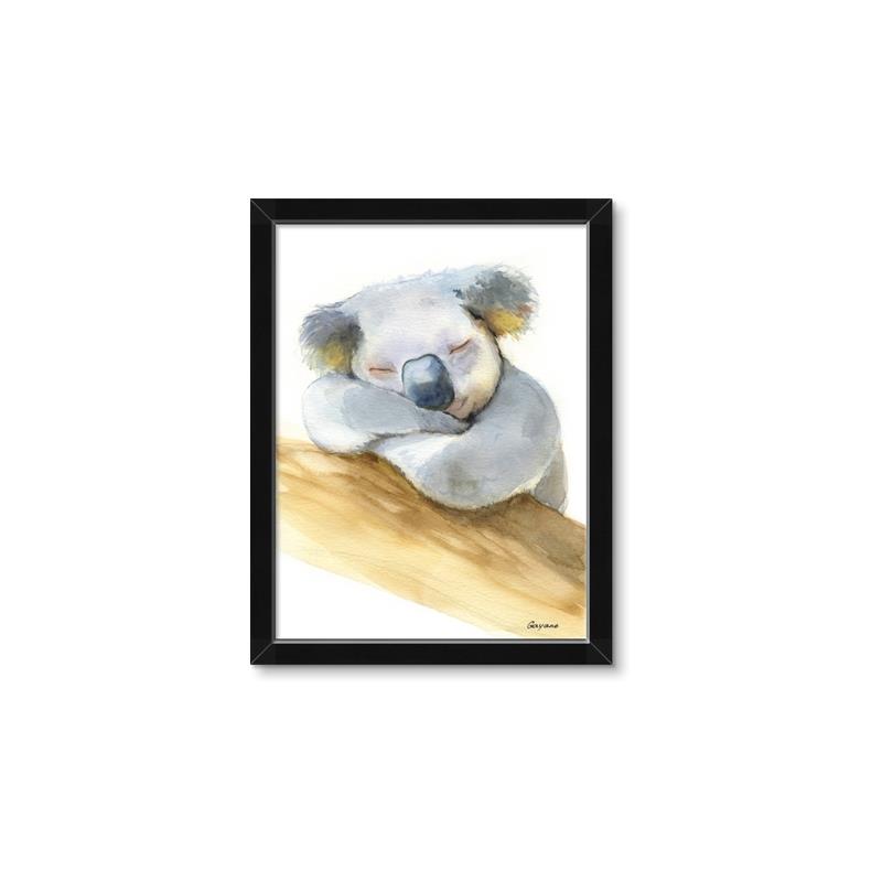 Picture of Sleeping Koala I _GroupedProduct_Rectangle_Portrait_Mini_ _GroupedProduct_Rectangle_Portrait_Framed_Matted_
