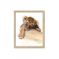Picture of Sleeping Tiger _GroupedProduct_Rectangle_Portrait_Mini_ _GroupedProduct_Rectangle_Portrait_Framed_Matted_