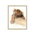 Picture of Sleeping Tiger _GroupedProduct_Rectangle_Portrait_Mini_ _GroupedProduct_Rectangle_Portrait_Framed_Matted_