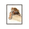 Picture of Sleeping Tiger _GroupedProduct_Rectangle_Portrait_Mini_ _GroupedProduct_Rectangle_Portrait_Framed_Matted_