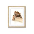 Picture of Sleeping Tiger _GroupedProduct_Rectangle_Portrait_Mini_ _GroupedProduct_Rectangle_Portrait_Framed_Matted_
