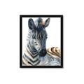 Picture of Sleeping Zebra _GroupedProduct_Rectangle_Portrait_Mini_ _GroupedProduct_Rectangle_Portrait_Framed_Matted_