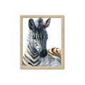 Picture of Sleeping Zebra _GroupedProduct_Rectangle_Portrait_Mini_ _GroupedProduct_Rectangle_Portrait_Framed_Matted_