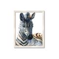 Picture of Sleeping Zebra _GroupedProduct_Rectangle_Portrait_Mini_ _GroupedProduct_Rectangle_Portrait_Framed_Matted_
