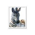Picture of Sleeping Zebra _GroupedProduct_Rectangle_Portrait_Mini_ _GroupedProduct_Rectangle_Portrait_Framed_Matted_