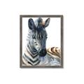Picture of Sleeping Zebra _GroupedProduct_Rectangle_Portrait_Mini_ _GroupedProduct_Rectangle_Portrait_Framed_Matted_