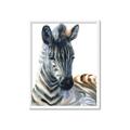 Picture of Sleeping Zebra _GroupedProduct_Rectangle_Portrait_Mini_ _GroupedProduct_Rectangle_Portrait_Framed_Matted_