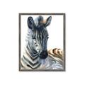 Picture of Sleeping Zebra _GroupedProduct_Rectangle_Portrait_Mini_ _GroupedProduct_Rectangle_Portrait_Framed_Matted_