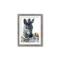 Picture of Sleeping Zebra _GroupedProduct_Rectangle_Portrait_Mini_ _GroupedProduct_Rectangle_Portrait_Framed_Matted_