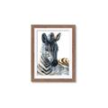 Picture of Sleeping Zebra _GroupedProduct_Rectangle_Portrait_Mini_ _GroupedProduct_Rectangle_Portrait_Framed_Matted_