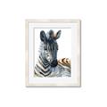 Picture of Sleeping Zebra _GroupedProduct_Rectangle_Portrait_Mini_ _GroupedProduct_Rectangle_Portrait_Framed_Matted_