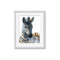 Picture of Sleeping Zebra _GroupedProduct_Rectangle_Portrait_Mini_ _GroupedProduct_Rectangle_Portrait_Framed_Matted_
