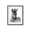 Picture of Sleeping Zebra _GroupedProduct_Rectangle_Portrait_Mini_ _GroupedProduct_Rectangle_Portrait_Framed_Matted_