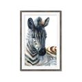 Picture of Sleeping Zebra _GroupedProduct_Rectangle_Portrait_Mini_ _GroupedProduct_Rectangle_Portrait_Framed_Matted_