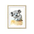 Picture of Sleeping Koala II  _GroupedProduct_Rectangle_Portrait_Mini_ _GroupedProduct_Rectangle_Portrait_Framed_Matted_