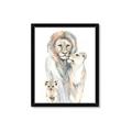 Picture of Lion Fam  _GroupedProduct_Rectangle_Portrait_Mini_ _GroupedProduct_Rectangle_Portrait_Framed_Matted_