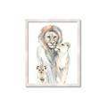 Picture of Lion Fam  _GroupedProduct_Rectangle_Portrait_Mini_ _GroupedProduct_Rectangle_Portrait_Framed_Matted_
