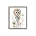 Picture of Lion Fam  _GroupedProduct_Rectangle_Portrait_Mini_ _GroupedProduct_Rectangle_Portrait_Framed_Matted_
