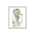 Picture of Lion Fam  _GroupedProduct_Rectangle_Portrait_Mini_ _GroupedProduct_Rectangle_Portrait_Framed_Matted_