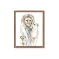 Picture of Lion Fam  _GroupedProduct_Rectangle_Portrait_Mini_ _GroupedProduct_Rectangle_Portrait_Framed_Matted_