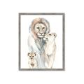 Picture of Lion Fam  _GroupedProduct_Rectangle_Portrait_Mini_ _GroupedProduct_Rectangle_Portrait_Framed_Matted_