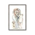 Picture of Lion Fam  _GroupedProduct_Rectangle_Portrait_Mini_ _GroupedProduct_Rectangle_Portrait_Framed_Matted_