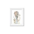 Picture of Lion Fam  _GroupedProduct_Rectangle_Portrait_Mini_ _GroupedProduct_Rectangle_Portrait_Framed_Matted_