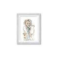 Picture of Lion Fam  _GroupedProduct_Rectangle_Portrait_Mini_ _GroupedProduct_Rectangle_Portrait_Framed_Matted_