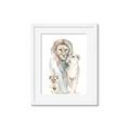 Picture of Lion Fam  _GroupedProduct_Rectangle_Portrait_Mini_ _GroupedProduct_Rectangle_Portrait_Framed_Matted_