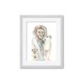 Picture of Lion Fam  _GroupedProduct_Rectangle_Portrait_Mini_ _GroupedProduct_Rectangle_Portrait_Framed_Matted_